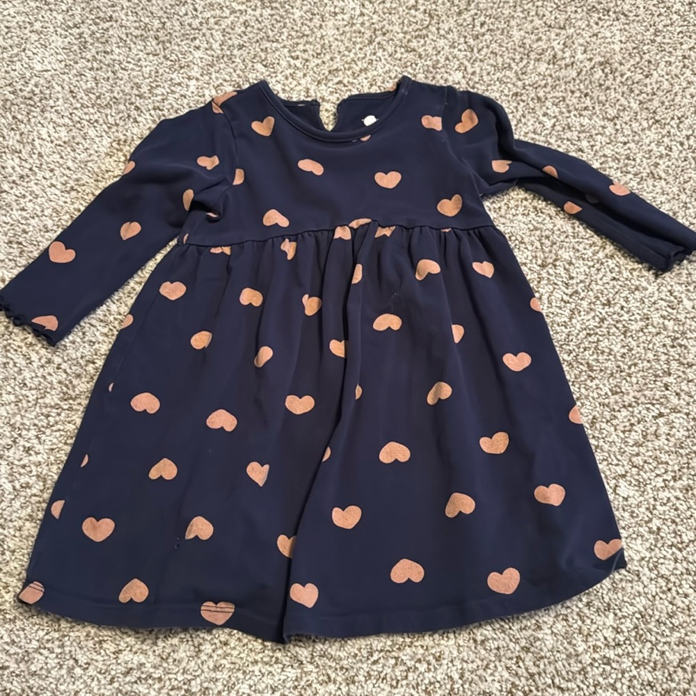 Blue heart dress